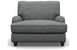 Heart of House Adeline Tweed Fabric Chair - Grey